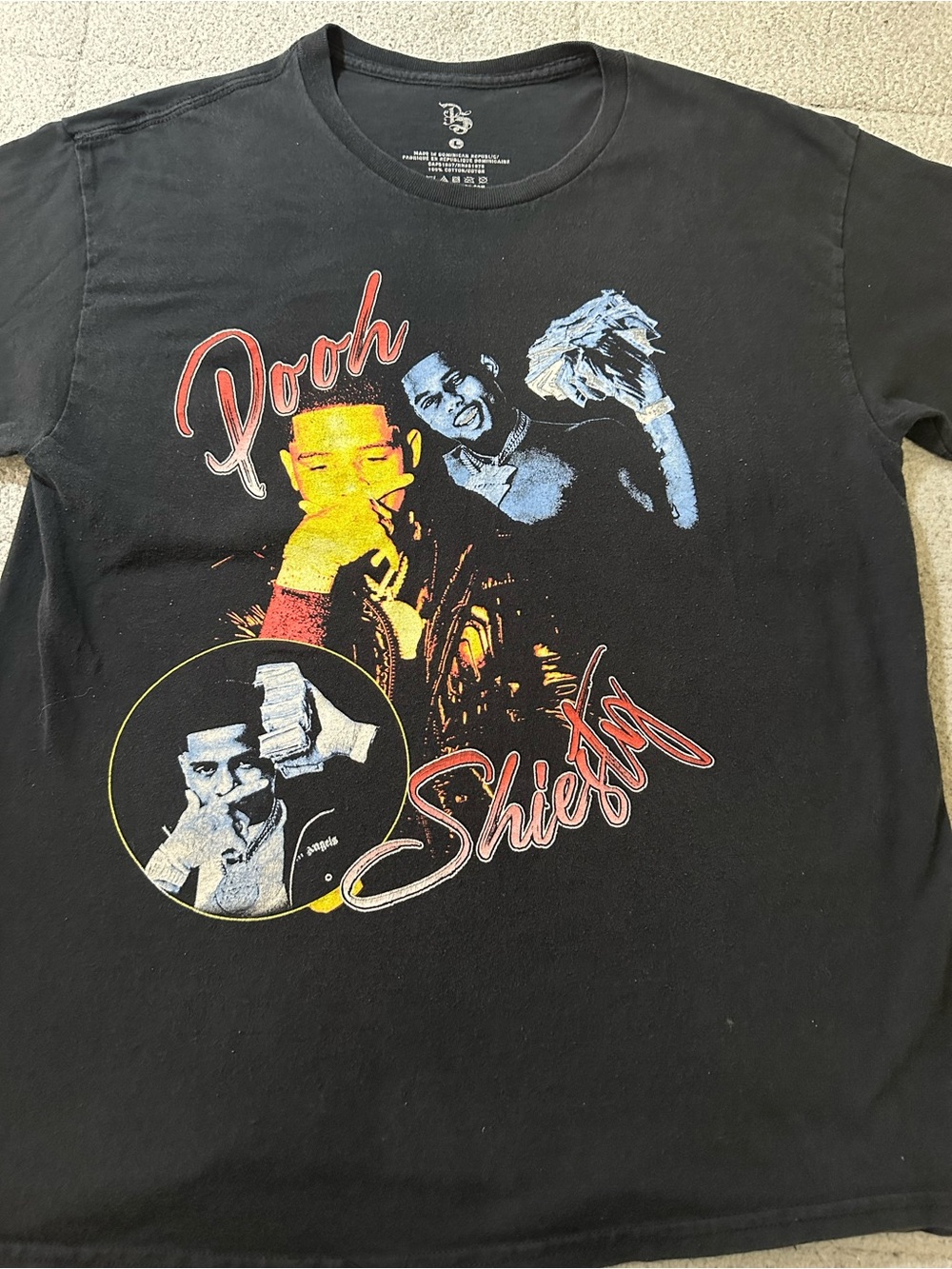 Pooh Shiesty Rap Graphic T-Shirt – Black